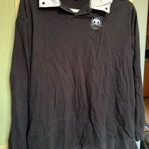 LG Black Sweatshirt with Red Heart Logo